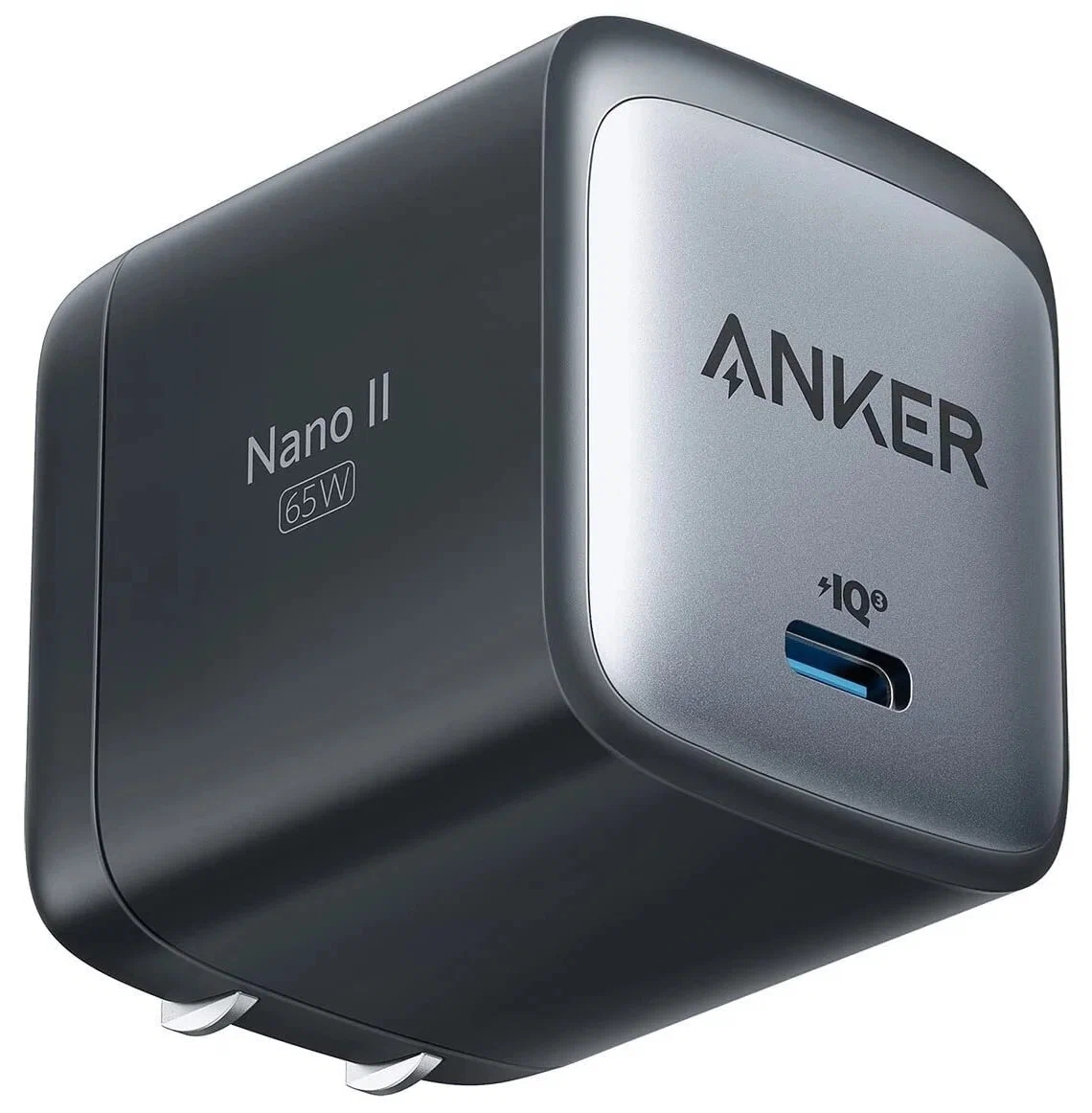 Зарядное устройство Anker PowerPort Nano II GaN 65W (A2663G11-BK)