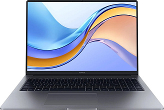 Ноутбук Honor MagicBook X16, 16", IPS, Intel Core i5 12450H 2ГГц, 8-ядерный, 8ГБ LPDDR4x, 512ГБ SSD, Intel UHD Graphics , Windows 11 Home, серый [5301afgs]