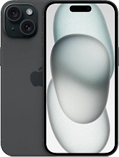 Смартфон Apple iPhone 15 Dual Sim 256GB, чёрный