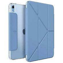 Чехол-книжка Uniq Camden Anti-microbial Northern Blue для iPad 10.9 (2022 10th Gen) голубой PDP10G(2022)-CAMNBU