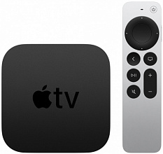 ТВ-приставка Apple TV 4K 64GB, 2021 г. черный (MXH02)