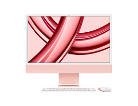 Apple iMac 24" Retina 4,5K, M3 (8C CPU, 10C GPU, 2023), 8 ГБ, 512 ГБ SSD, розовый MQRU3